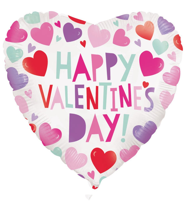 SMILING HEARTS 45CM (18") FOIL BALLOON